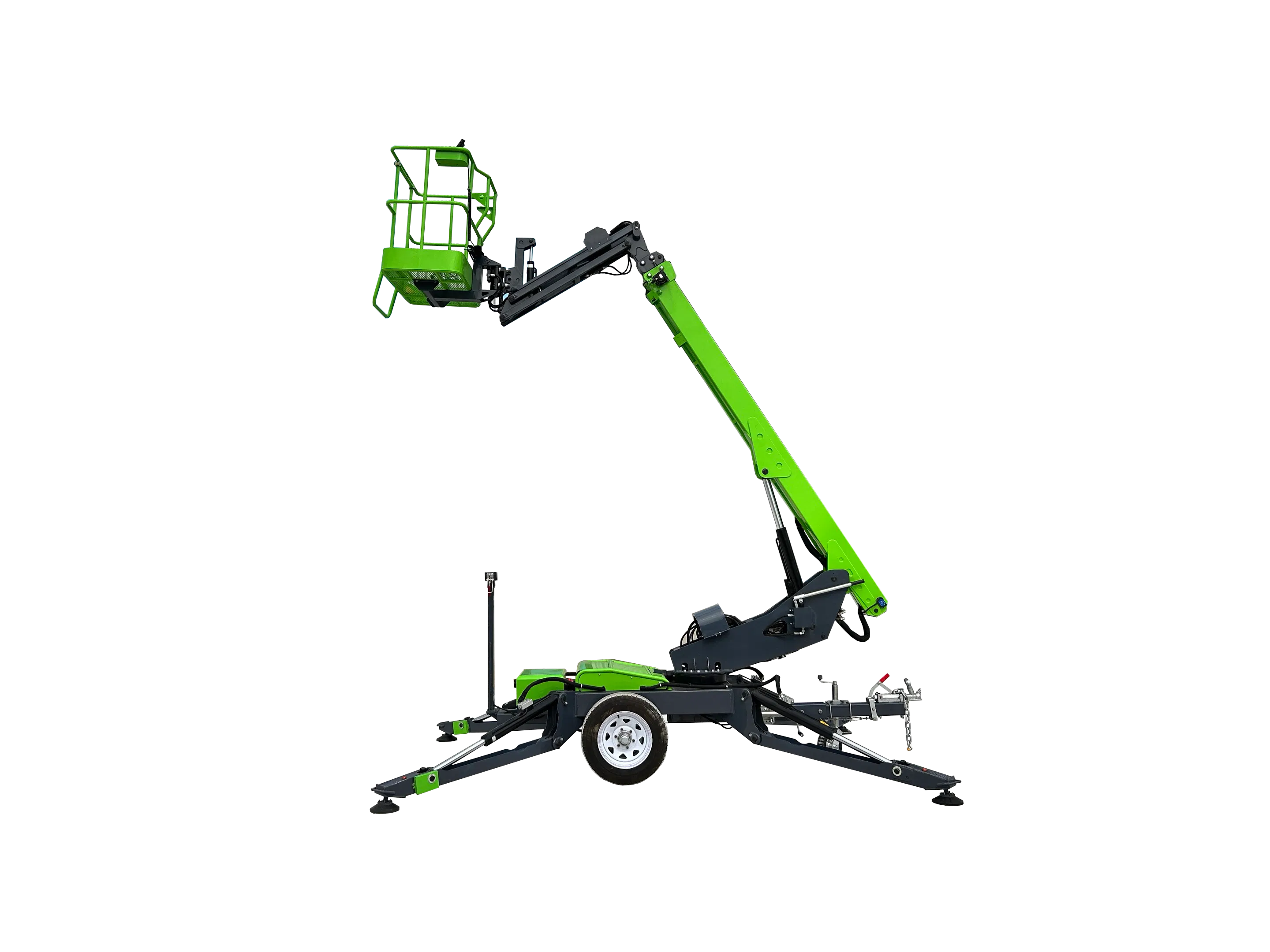 Rough Terrain 16m Telescopic Spider Towable Boom Lift Crawler &amp; Wheeled with Diesel or Electric Power