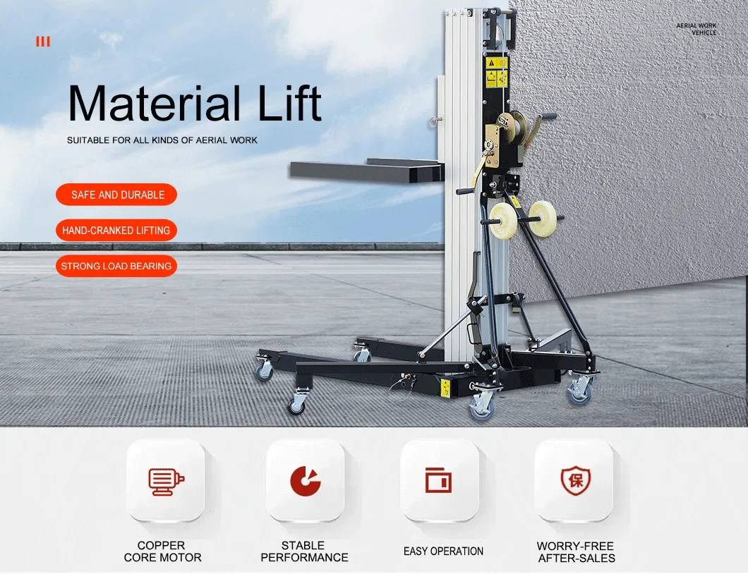 Aluminum Manual Winch Forklift