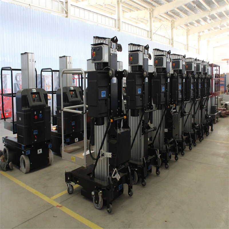 Vertical Mast Lift Self Propelled Aluminum Alloy Type for Indoor Maintenance