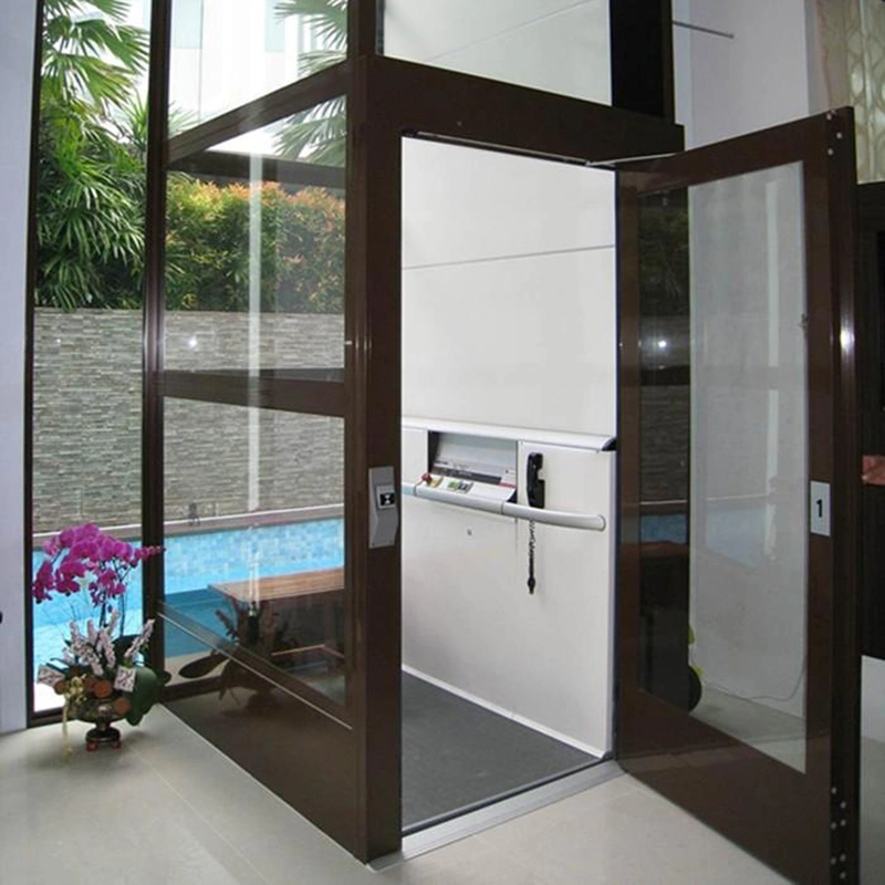 Vertical Disable Elderly House Elevator Platform Hydraulic Handicap Home Villa Wheelchair Residential Passenger Observation Glass Sightseeing Lift