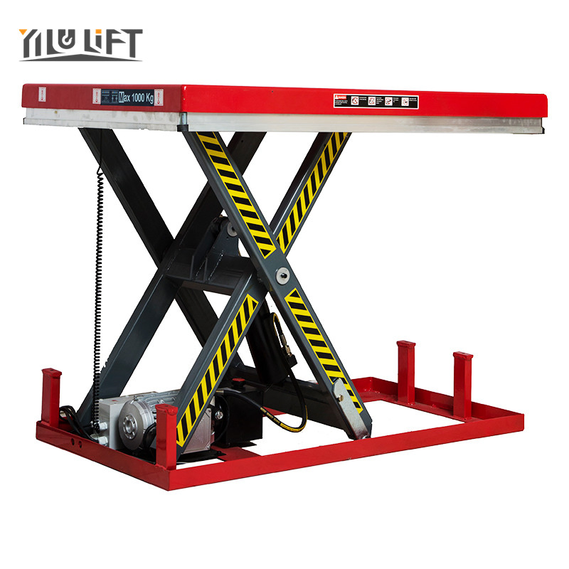 Factory Price Portable Single Scissor Hydraulic Cart Trolley Electric Small Goods Lift Scissor Lift