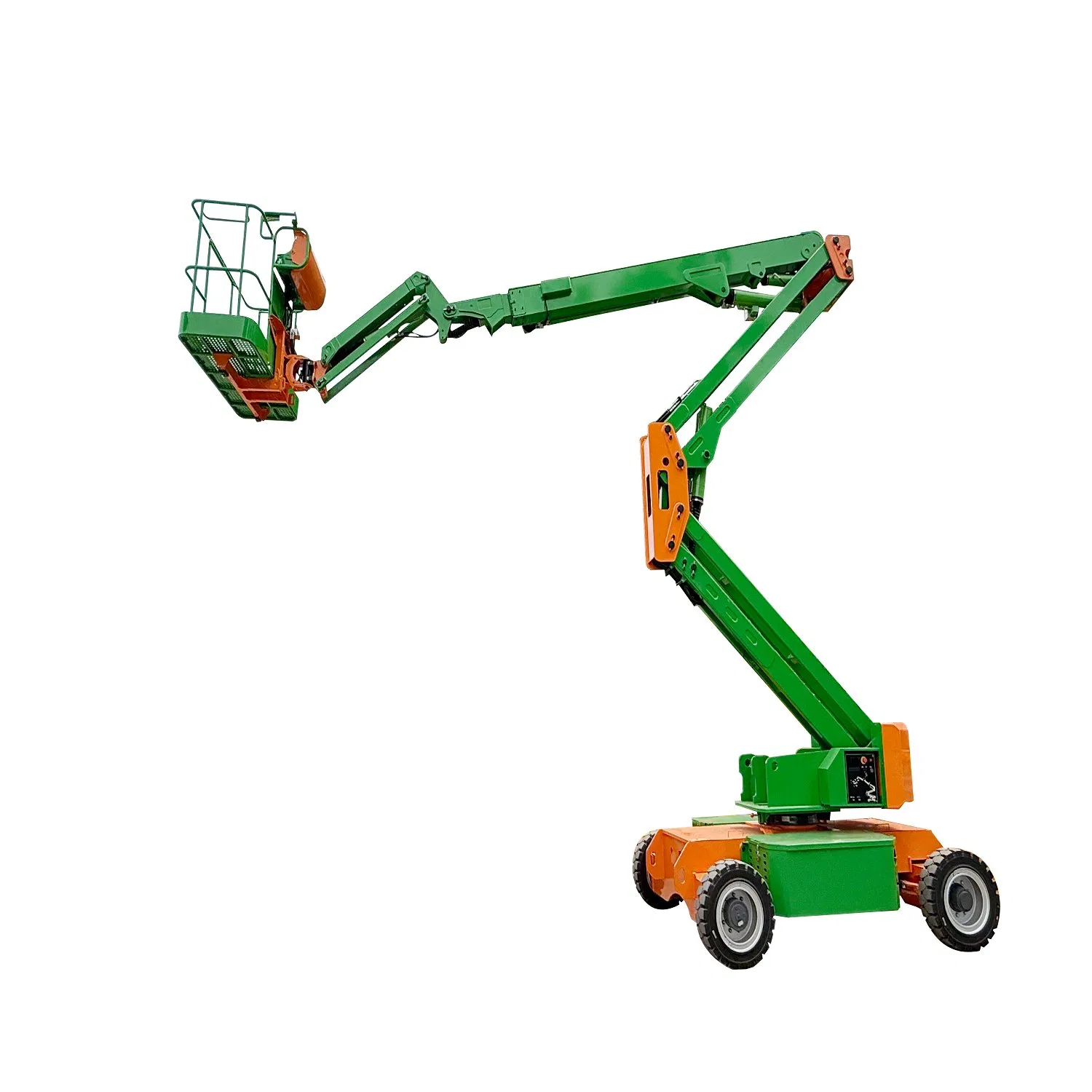 Electric Articulating Boom Lift - Zero Emission &amp; 230kg Platform for High-Level Industrial Maintenance