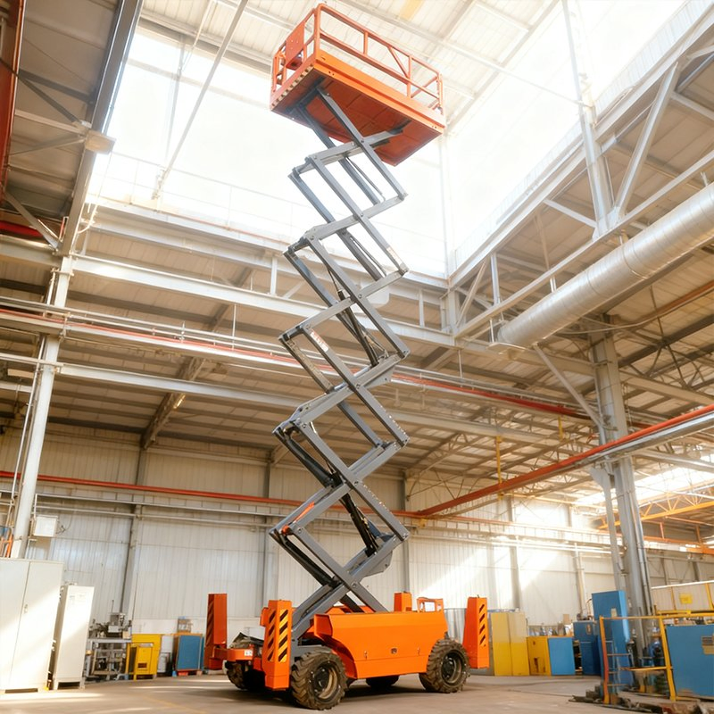 High Reach Rough Terrain Scissor Lift 2025 Outdoor Scissor Lift for Sale