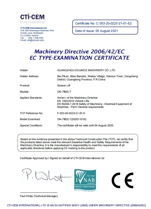 CE Certification