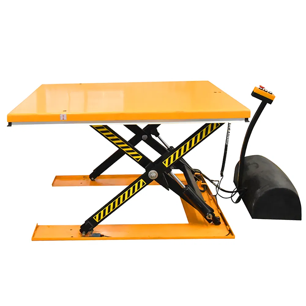 1500kg Electric Low Profile Pallet Lift Table for Efficient Material Handling