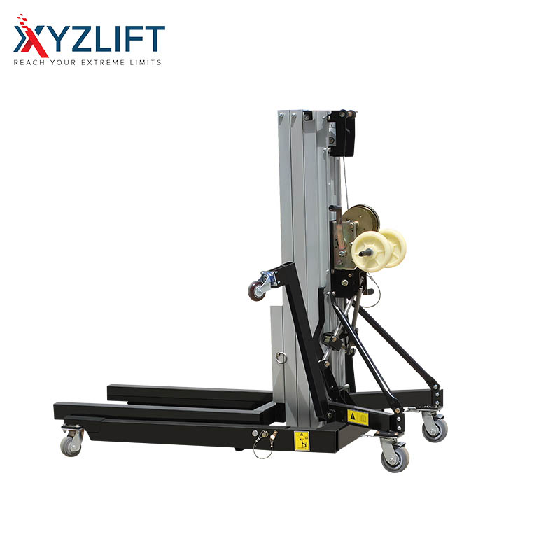 En280 Approved Portable Manual Operated Aluminum Material Lift