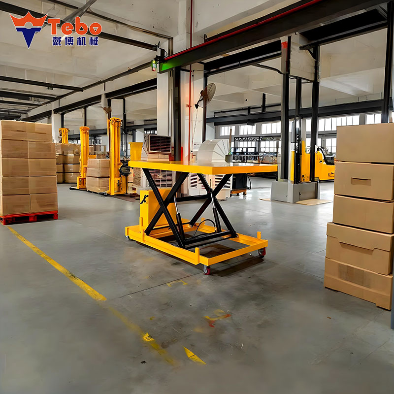 Heavy-Duty Scissor Trolley Lift for Commercial Workshop Vehicle Service Operations