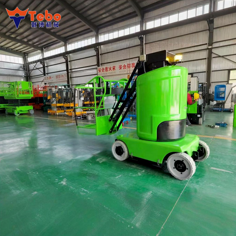 Electric Vertical Mast Lift for Warehouse and Workshop Operations