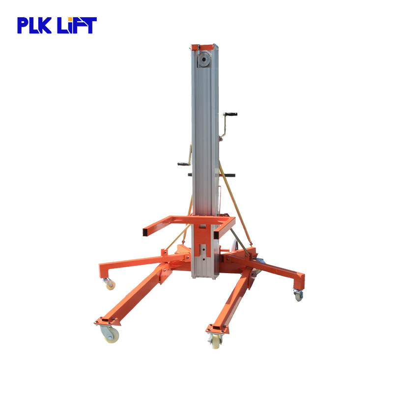 Economical Portable Mobile Aluminum Manual Lift for Material Handing