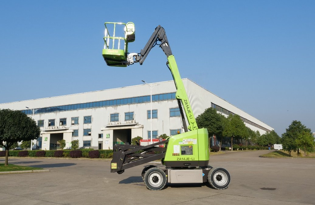 Zoomlion Articulating Boom Lifts Za14j 14m 300kg Aerial Manlift Boom Lift