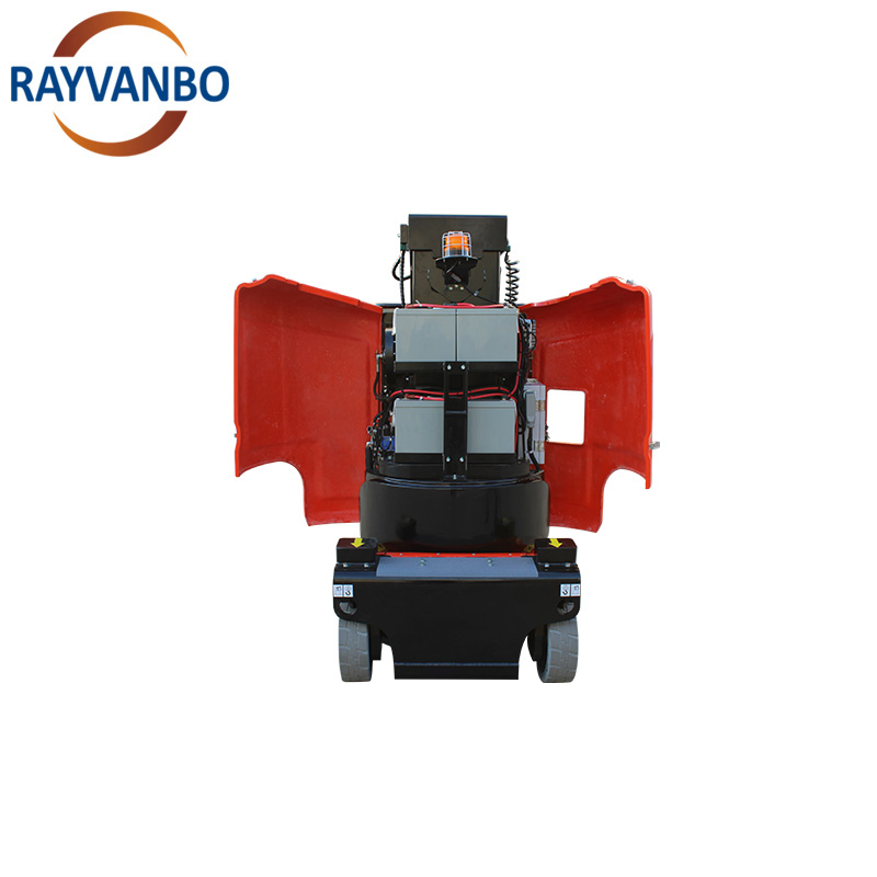 200kg 5m 6m 8m Small Aerial Boom Lift Mini Self Propelled Man Lift Vertical Work Platform Single Mast Lift