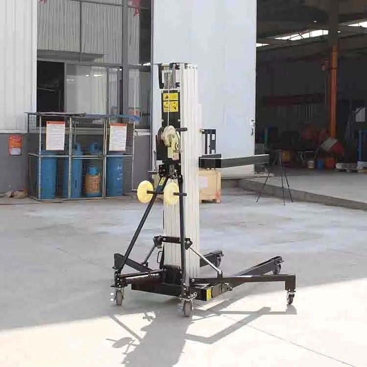 Belift Ellie 3.5m 5m 6.5m 8m Economical 280kg to 340kg Manual Lifting Material Lifts for Sale