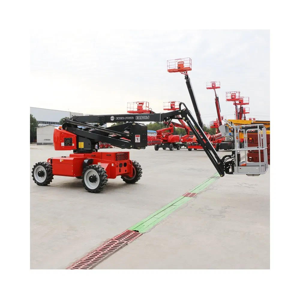 10m 30m Hydraulic Man Articulating Telescopic Boom Lift for Lighting
