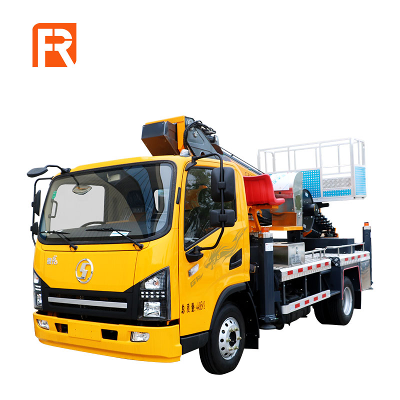 New Hydraulic Gk35m Aerial Lift Truck Manufactured in China Vehicle-Mounted Lifting Aerial Work Platform Professional Choice Customized Service Aerial Work Truc