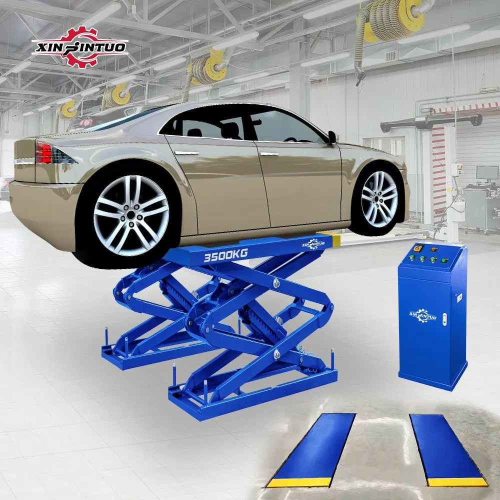 Jintuo Hydraulic Underground Scissor Used Car Lift for Vehicle Service Station Equipment