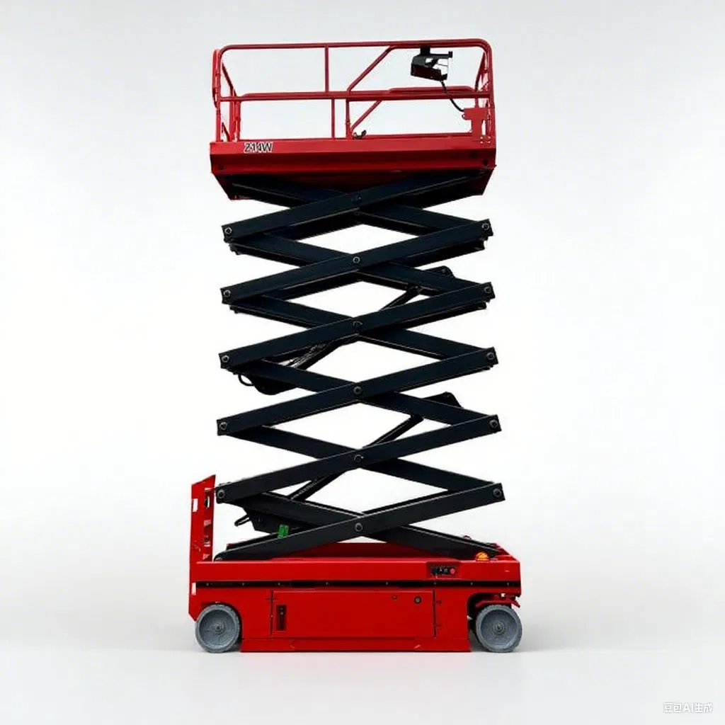 Gp 14m Heavy-Duty Electric Scissor Lift - 350kg Payload &amp; Rough Terrain Option for Outdoor Projects