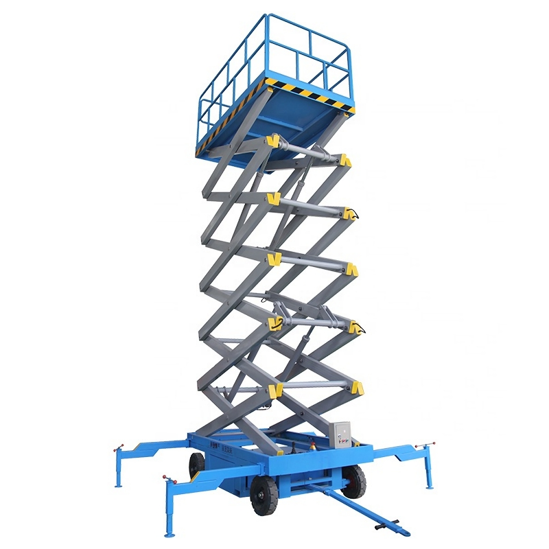 4-14m Aerial Work Platform Electric Mobile Scissor Lift Manlift with CE Certification