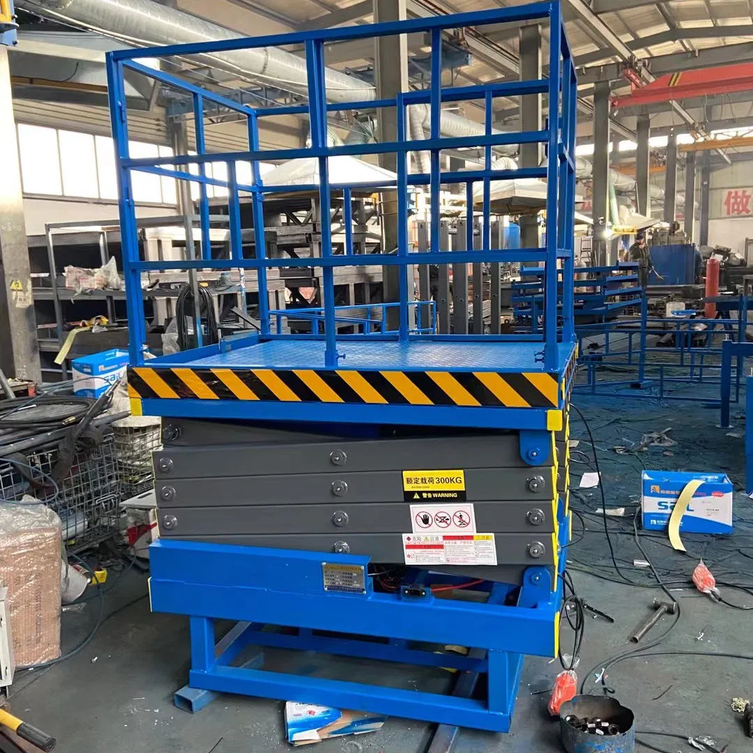 6m 8m 10m 12m 14m 18m Electric Mobile Used Man Lift Scissor Lift China Electric Man Lift for Sale Rough Terrain