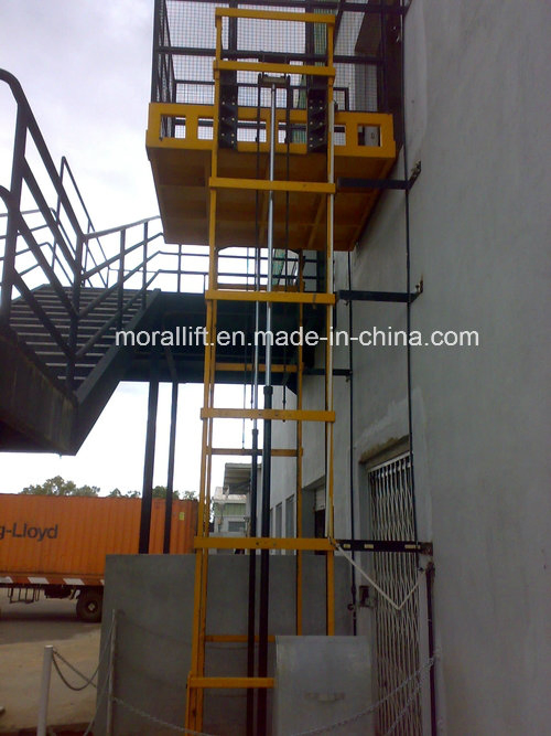 CE Approved Hydraulic Chain Goods Lift