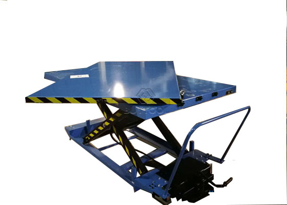 Small Manual Lift Table Low Profile Rotary Hydraulic Foot Pump Lift Table