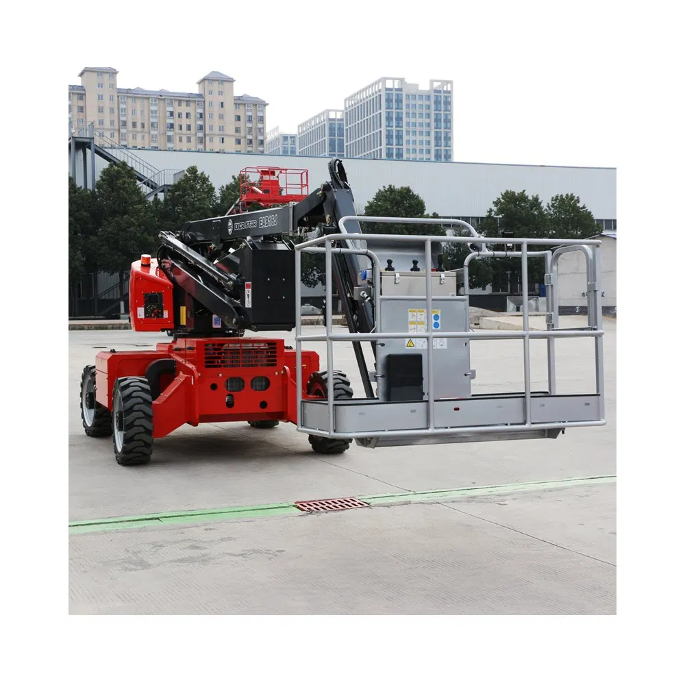 10m 30m Hydraulic Man Articulating Telescopic Boom Lift for Lighting