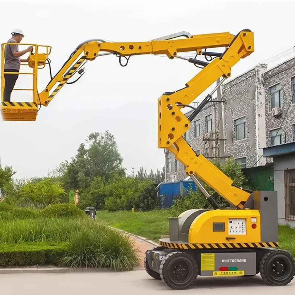 Flexible Electric Articulating Boom Lift Self Propelled Platform with Hydraulic Arm for Narrow Area High Altitude Operation