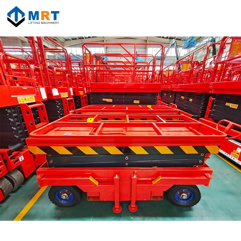 Mrt Factory Direct Supply 4m 6m 8m 10m 12m 14m Man Lift Aerial Work Platform Electric Hydraulic Small Self Propelled Scissor Lifts for Sale