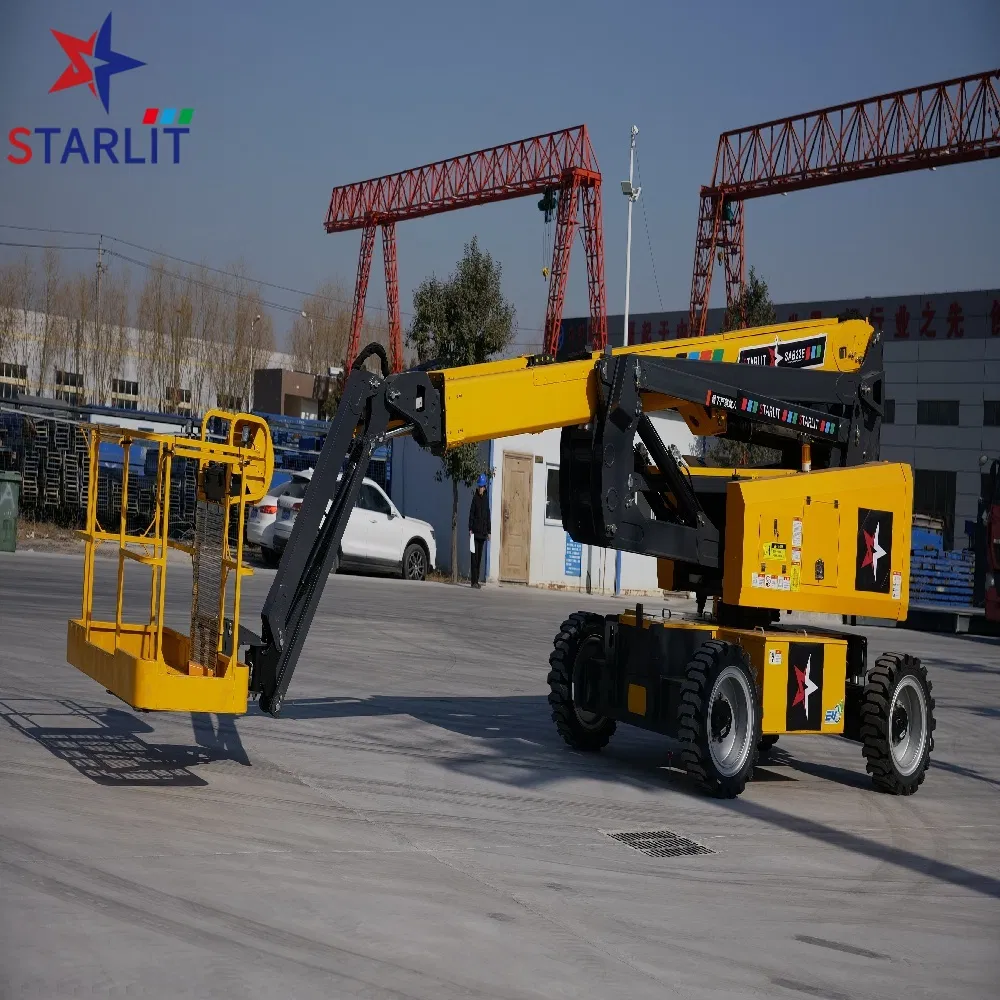 Heavy Duty Narrow-Body Telescopic Boom Lift Aerial Work Platform for Emergency Rescue