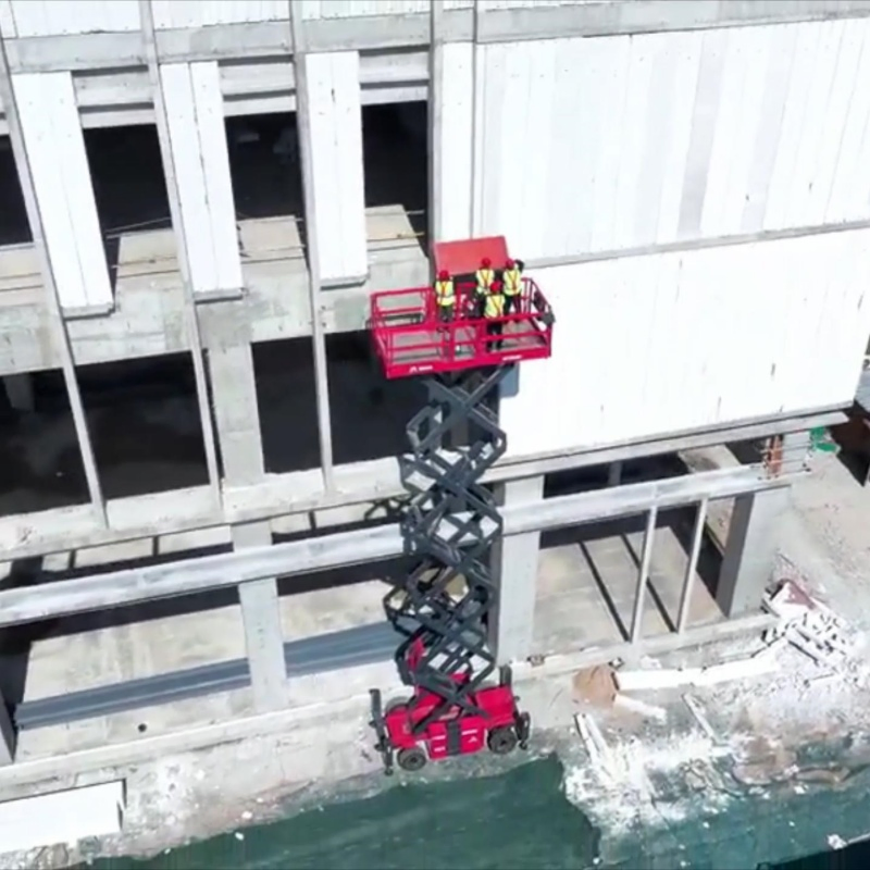 12m 13m 14m 18m Diesel Rough Terrain Scissor Lift with CE Certification