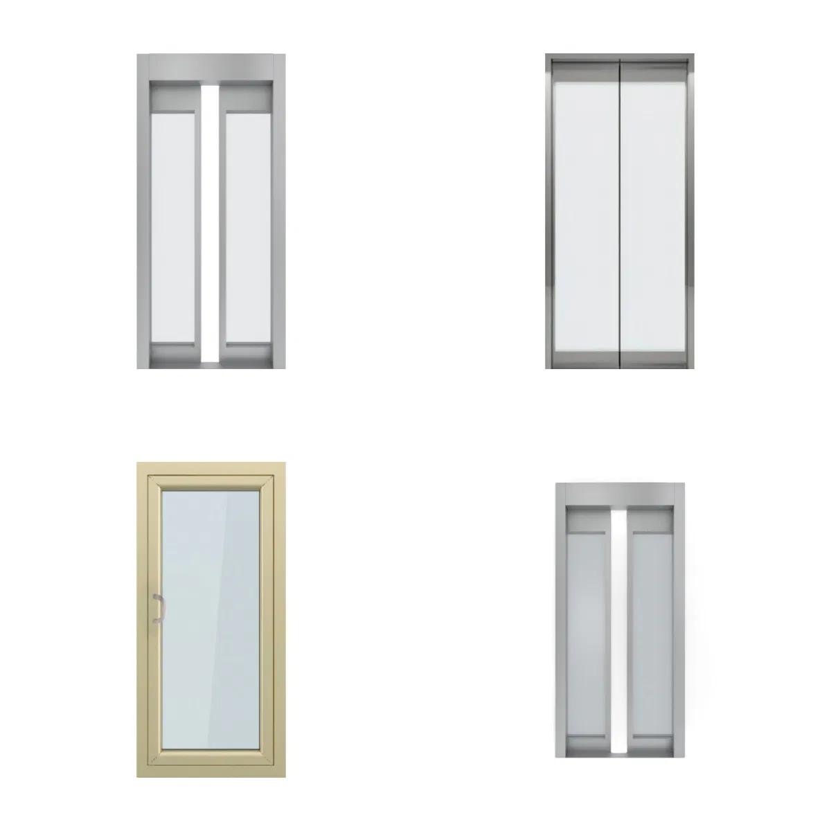 Fujivista Domestic Lifts Mrl Home Elevator Small Mirror Villa Lift with Hydraulic Buffer Safety Technology, Residential Elevator