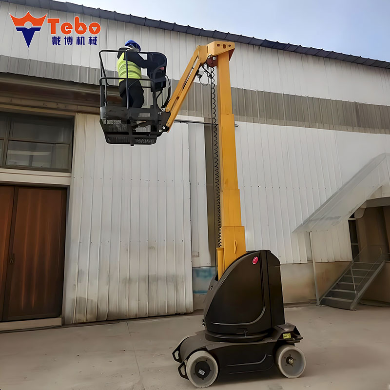 Electric Vertical Mast Lift for Warehouse and Workshop Operations