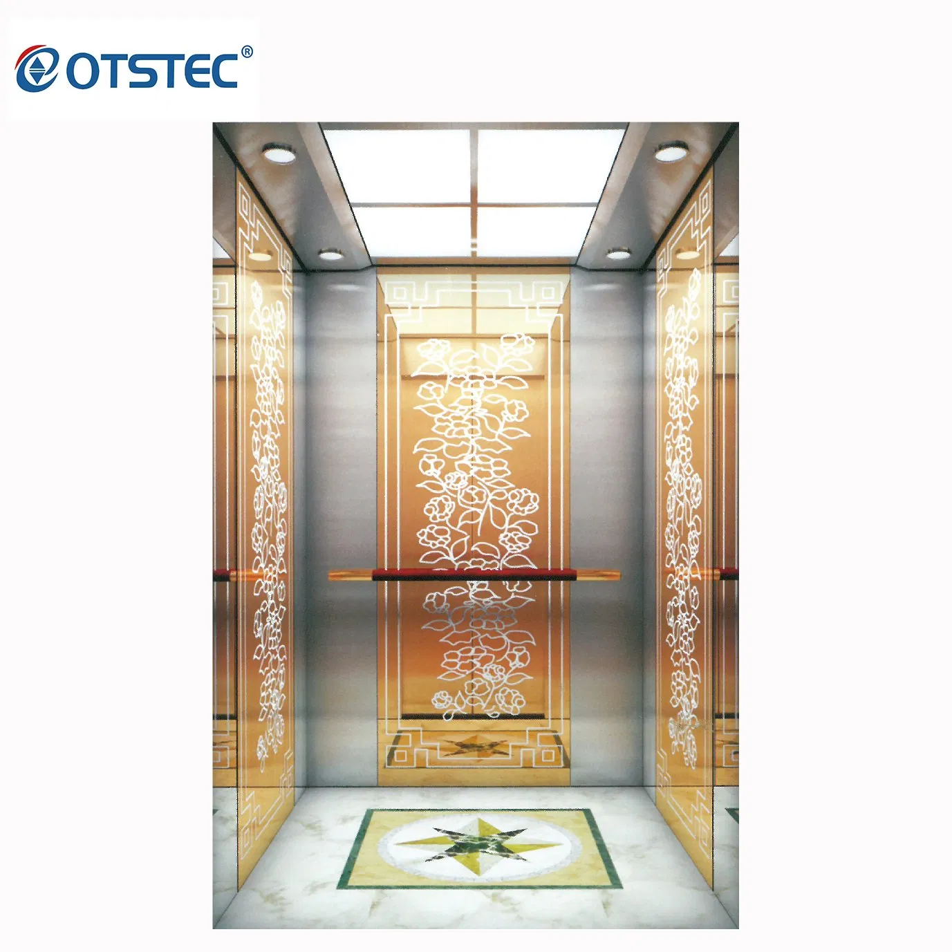 Otstec 5 Stops 5 Floors Cheap Small Home Elevator Residential Lift for Small Villa House Apartment