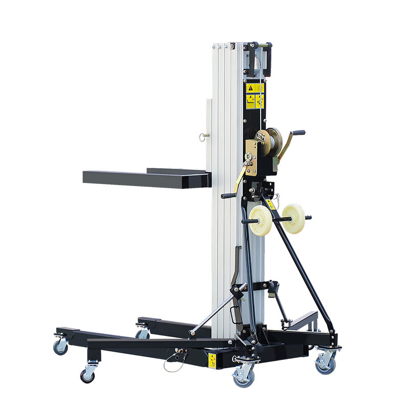 Ellie 3.5m 5m 6.5m 8m Economical 280kg to 340kg Manual Lifting Material Lifts for Sale