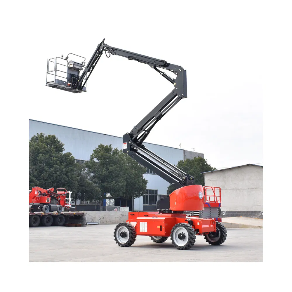 Self Propelled Mobile Crank Arm Lifts Articulating Telescopic Boom Lift Man Lift for Aerial Working