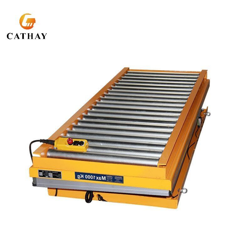 Factory Direct Sale 1000kg Low Profile Electric Lift Table Hu1000