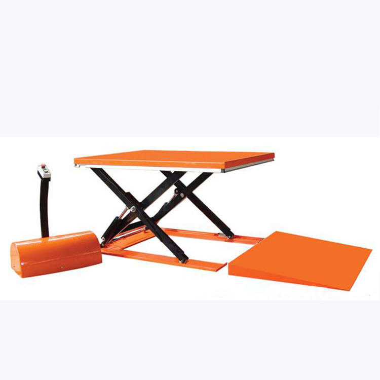 China Lifting Tools Electric Hydraulic Low Profile Scissor Lift Table for Retail in Low Price