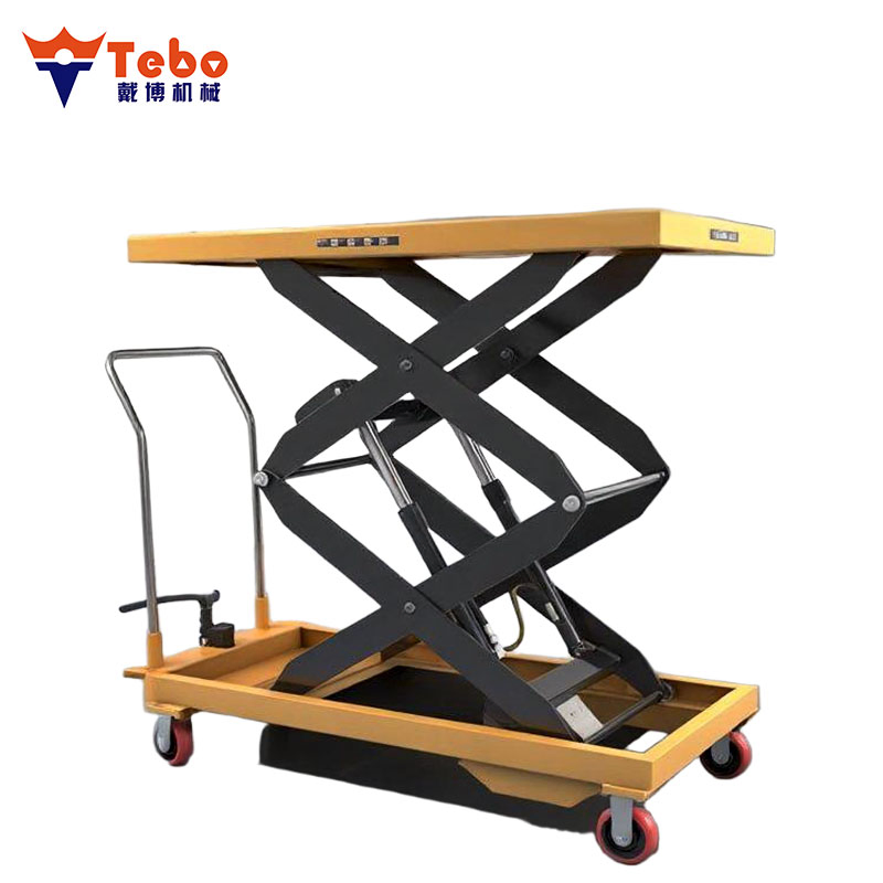 Hydraulic Scissor Trolley Lift for Warehouse Vehicle Maintenance Service Operations