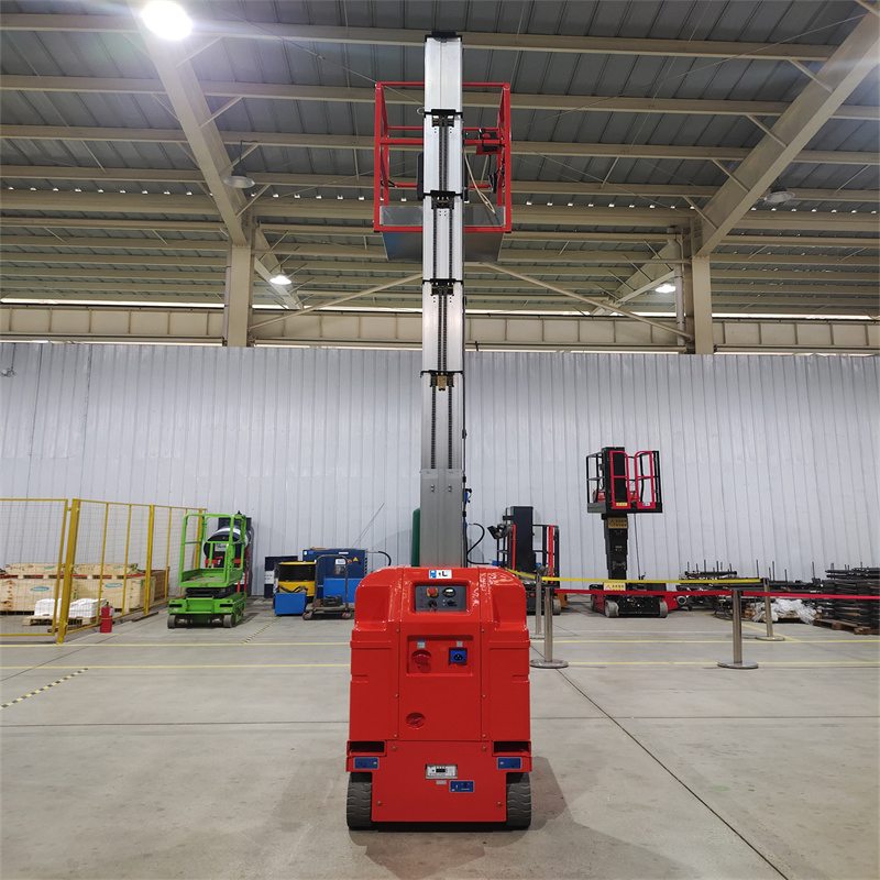 Vertical Mast Lift Self Propelled Aluminum Alloy Type for Indoor Maintenance