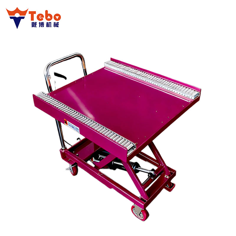 Hydraulic Scissor Trolley Lift for Warehouse Vehicle Maintenance Service Operations