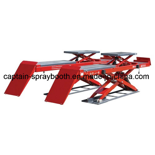 Car Lift in Scissor Type with Aligner Garage Equipment Auto Painting Repair Equipment Car Lifting Machine Auto Vehicle Tire Service Lifting Machine