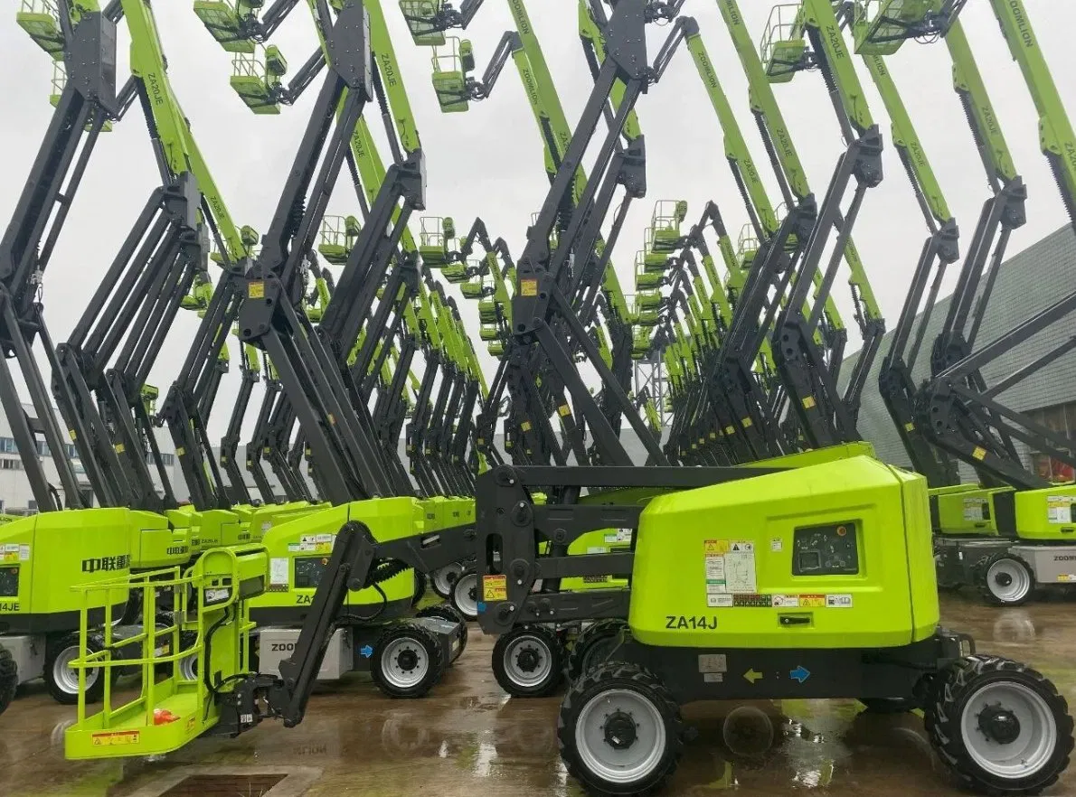 Cheap Price 16m Za14j Diesel Articulating Boom Lift Aerial Working Platform