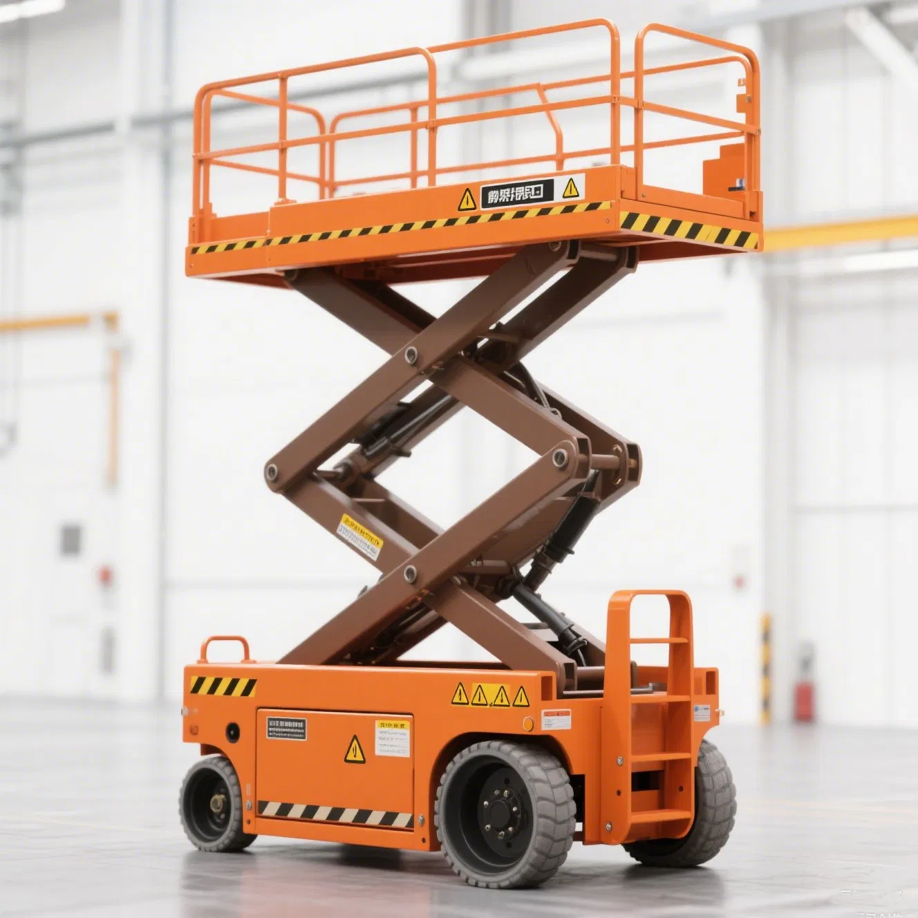 Durable 15m 680kg Aerial Work Platform Diesel Rough Terrain Scissor Lifts Xg1523rt