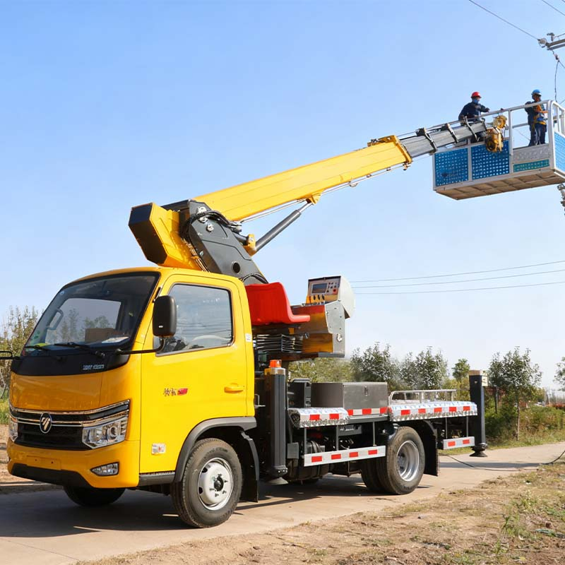 Robust Aerial Work Platform Rough Terrain Boom Lift 60m Telescopic Boom Lift