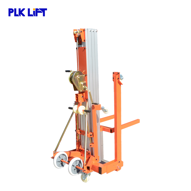 Manual Aluminum Cargo Lift for Material Handling