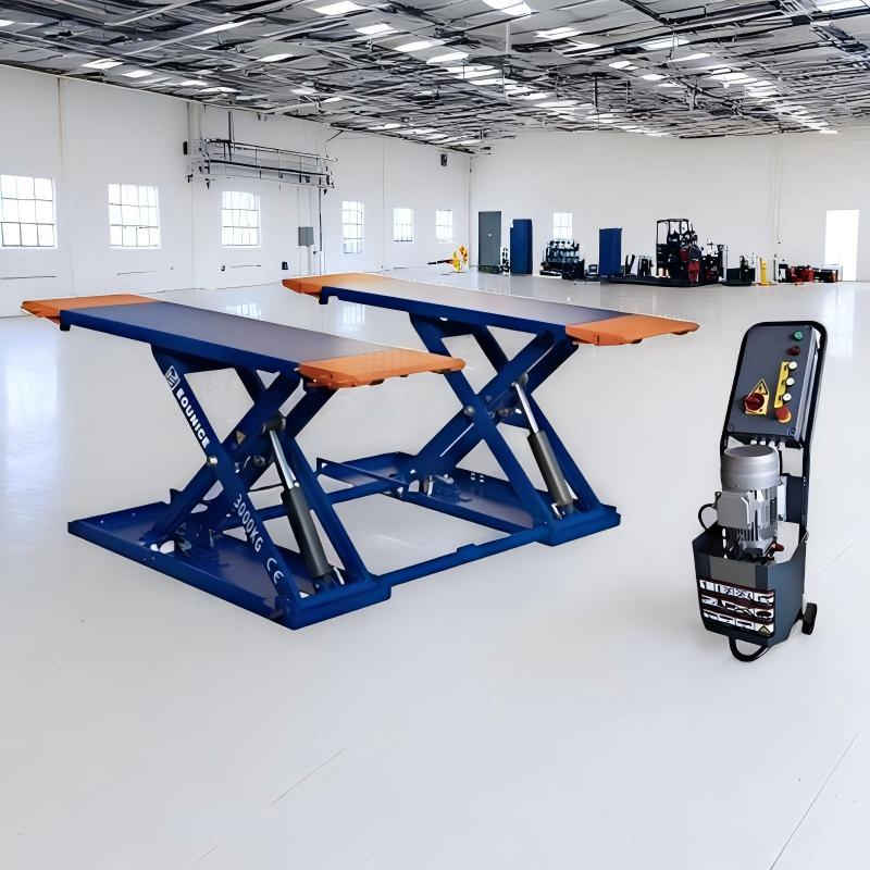 Car Lift with CE Portable Hydraulic Scissor Lift Vehicle Service Shop Equipment Auto Lifter Machine