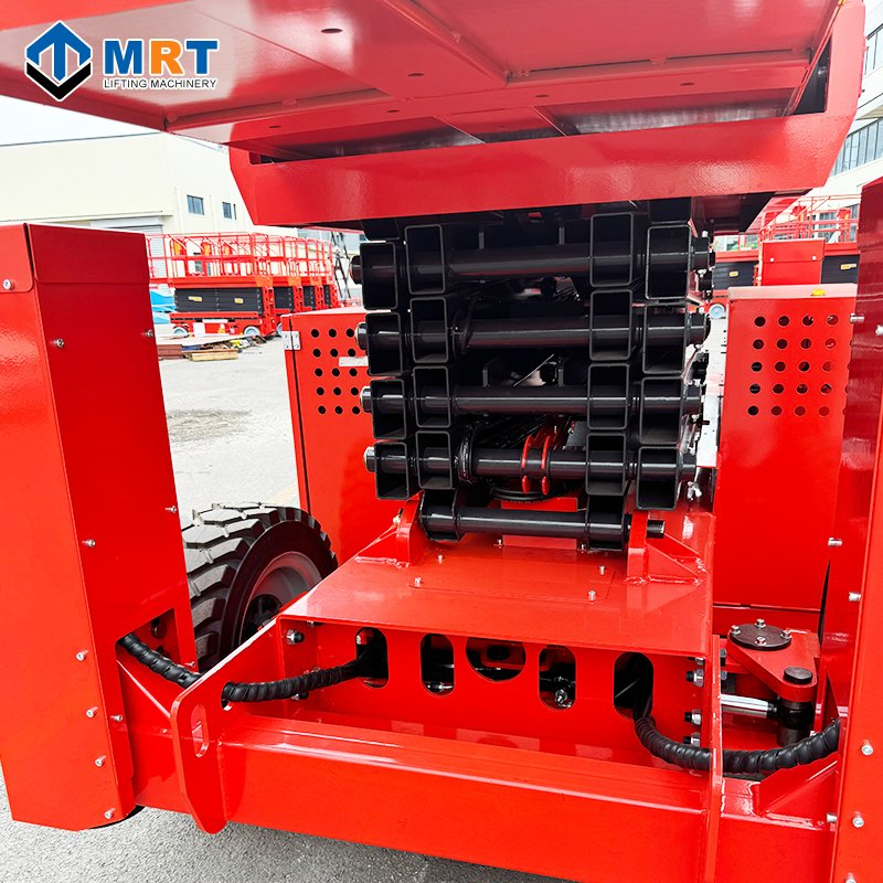 Hydraulic Rough Terrain Lift with Solid off-Road Tires Self Propelled Lift