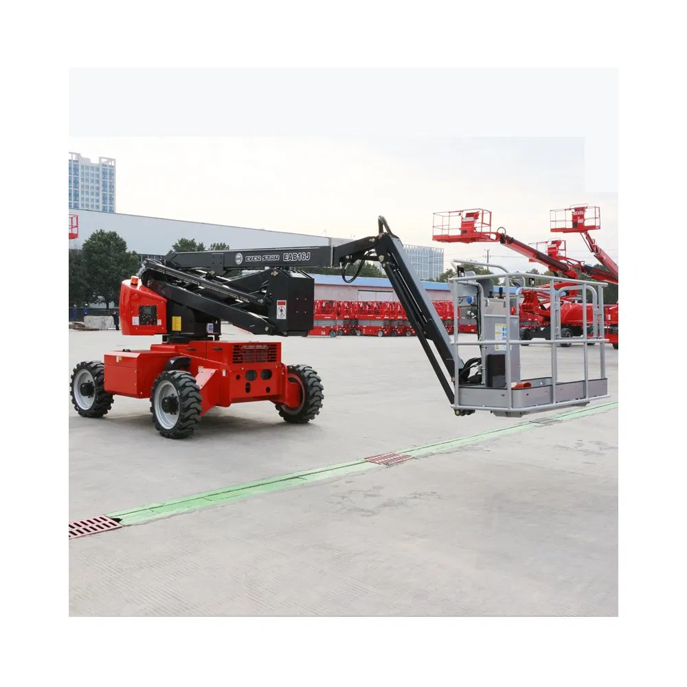 10m 30m Hydraulic Man Articulating Telescopic Boom Lift for Lighting
