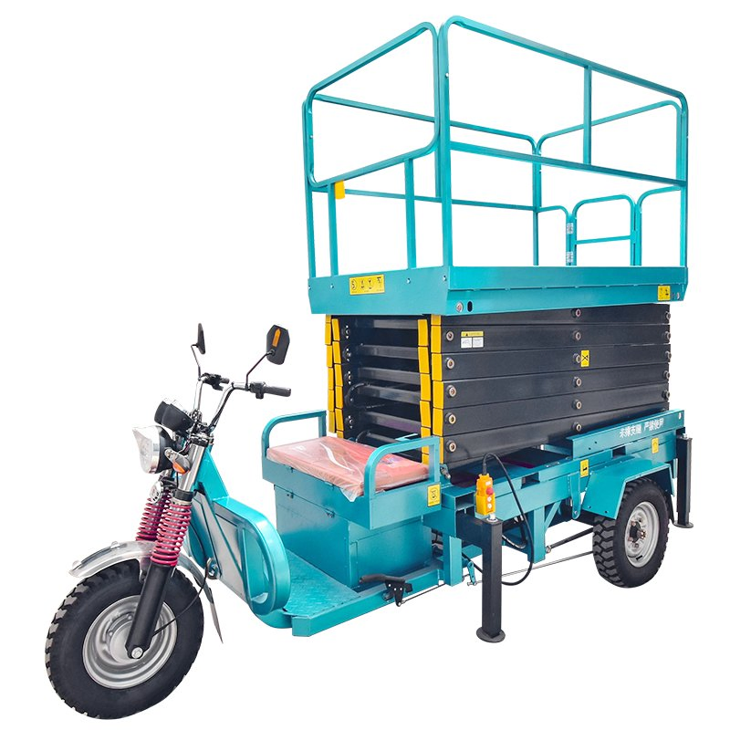 4-12m Self-Propelled Electric Three-Wheel Tricycle Scissor Lift for Aerial Work Outdoor