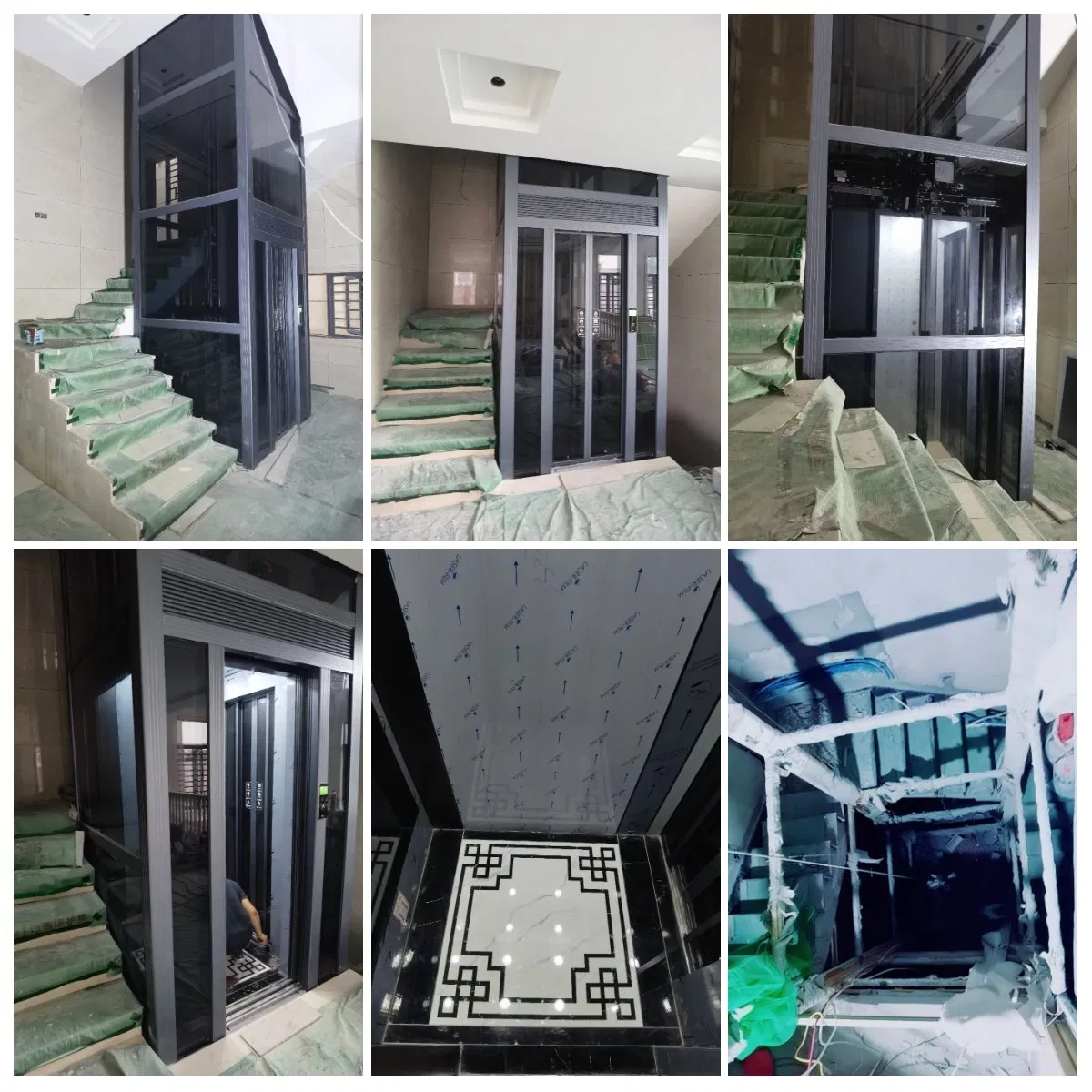 in Home Passenger Elevators Machine Roomless Residential Elevator Lift for House