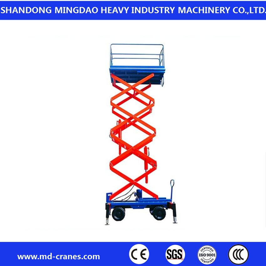 Mobile Personal 500kg Aerial Work Platform Electric Mini Scissor Lift Table